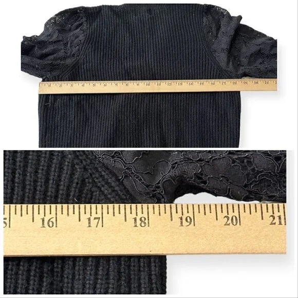 CAMI NYC Black Wool Beth Cardigan, Size S